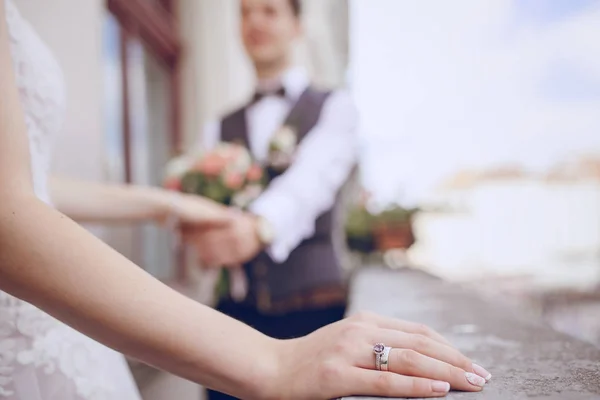 Matrimonio reale nel centro storico — Foto Stock