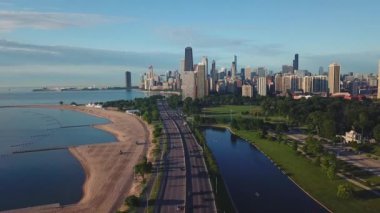 Şehir görünümünü Chicago