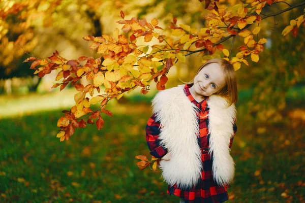 Pequena menina elegante — Fotografia de Stock