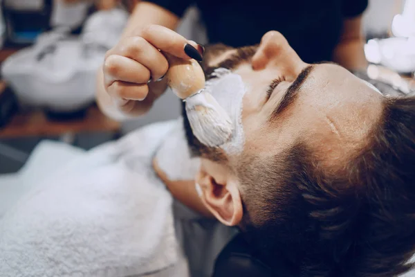 Ο τύπος για το barbercos — Φωτογραφία Αρχείου