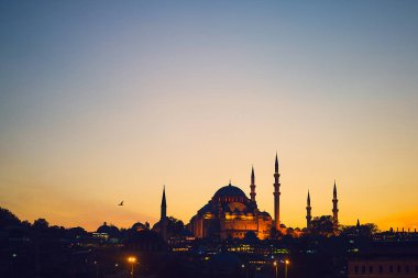 Istanbul'da mavi maske