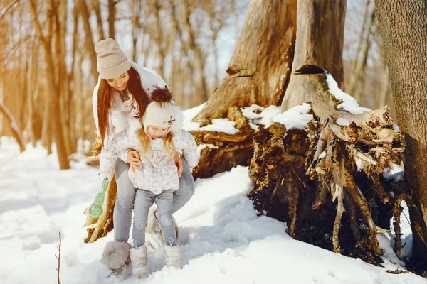 Mom and daughter