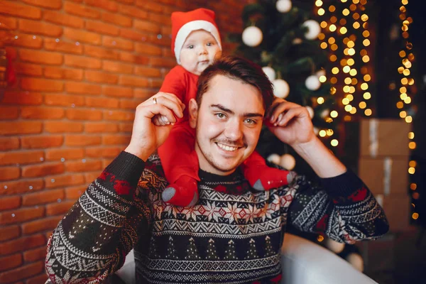 Vater mit Sohn — Stockfoto