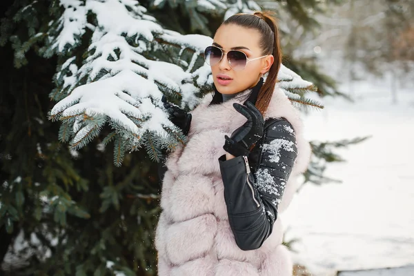 Girl in winter — Stock Photo, Image