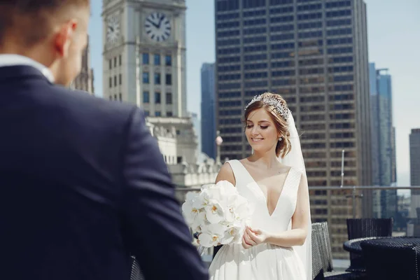 Hermosa pareja de boda —  Fotos de Stock