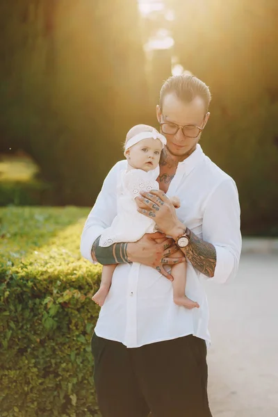 Padre con hija — Foto de Stock