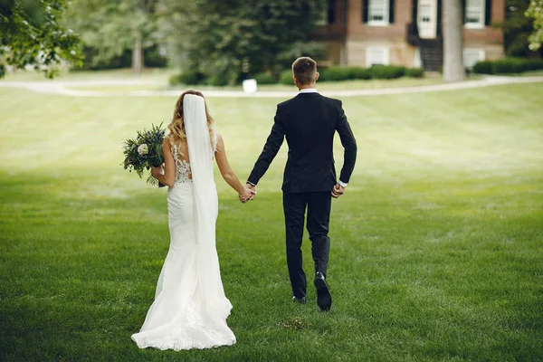 Pareja de boda elegante —  Fotos de Stock