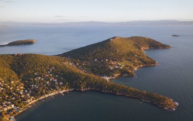 istanbul Türkiye'de Prens adasının görünümü