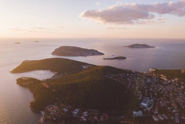 istanbul Türkiye'de Prens adasının görünümü