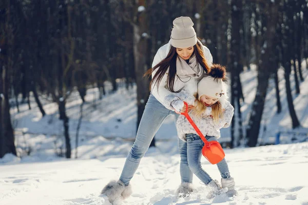 Mom and daughter