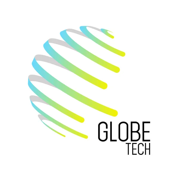 Abstrakcja Globe Logo Projekt Symbol Wektor Ikona Wspólna Ikona Wektora Wektory Stockowe bez tantiem