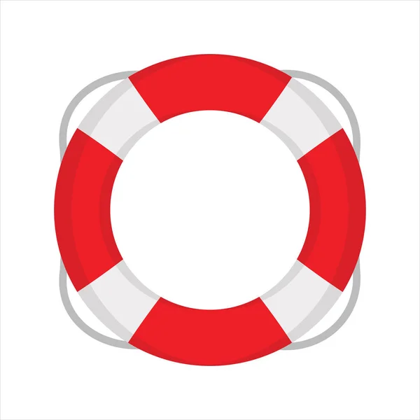 Ref Beach Lifebuoy Icon Плоские Иллюстрации Цветные Векторные Изолированные Иконки — стоковый вектор