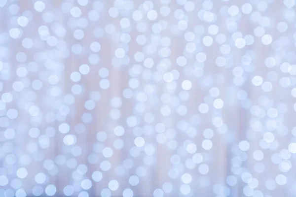 Defocused Unique Abstract Blue Bokeh Festive Lights — Stock Photo, Image