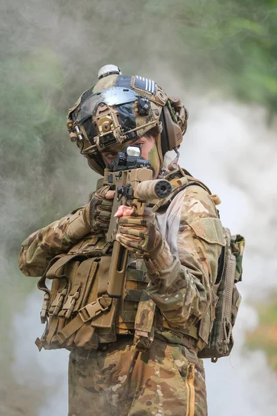 Tentara Amerika Serikat Ranger Selama Operasi Militer — Stok Foto