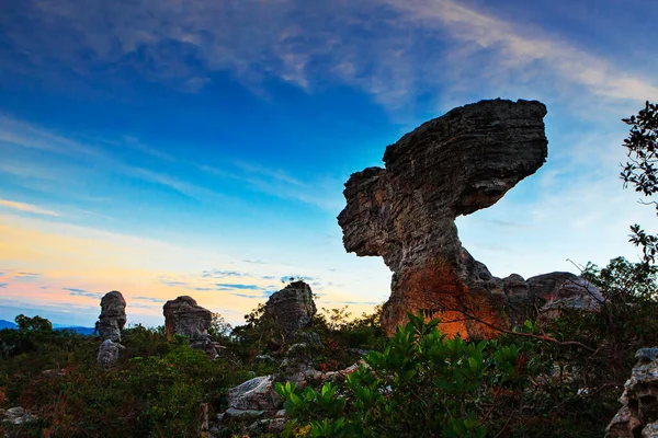 Amazing Shape Rock Hin Ngam National Park Thailand — Stock Photo, Image