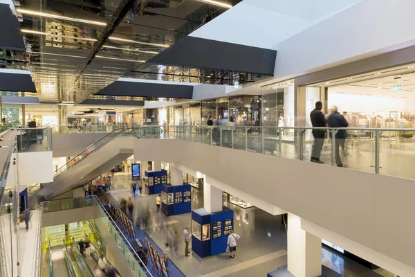 Shops Shopping Center Different Floors Blurred Motion — Stock Photo, Image