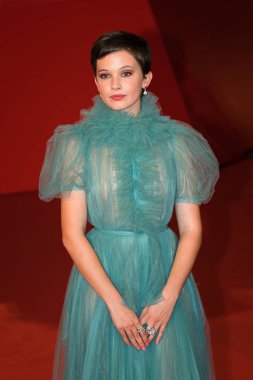 Roma, İtalya. 18th Ekim, 2018. Cailee Spaeny film için kırmızı halıda poz veriyor ' kötü zamanlarında Auditorium Parco Della Musica 13 Roma Film Festivalinde. Roma Film Festivali 2018. 