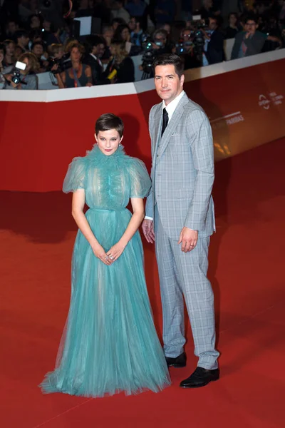 Roma Italia Oktober 2018 Cailee Spaeny Dan Drew Goddard Karpet — Stok Foto