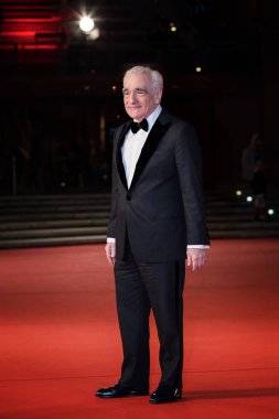 Roma, İtalya. 22 Ekim, 2018: yönetmen Martin Scorsese, yaşam boyu başarı ödülü, katılır Roma Film Festivali 2018 Auditorium Parco Della Musica, kırmızı halı. 