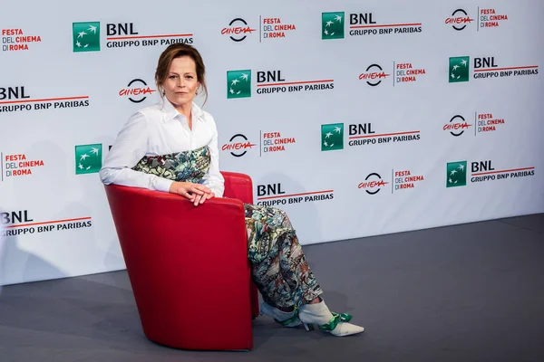 Roma Italia Octubre 2018 Sigourney Weaver Asiste Una Photocall Durante — Foto de Stock