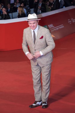 Roma, İtalya. 24 Ekim 2018: John C. Reilly yürümek bir kırmızı halı film 'Stan ve Ollie' Roma Film Festivali 2018. 