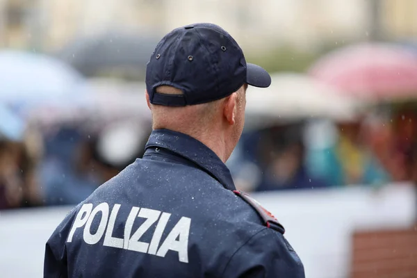 Celebrations for the 167th anniversary of the Italian Police, wi — Stock Photo, Image