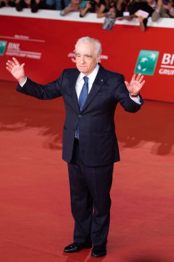 Martin Scorsese 14. Roma Film Festivali 'nin kırmızı halısında