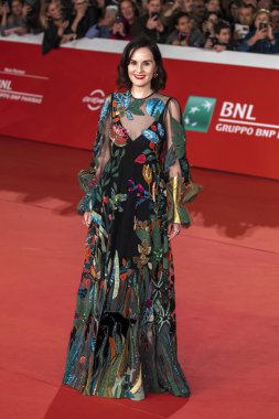 Michelle Dockery 14. Roma Film Festivali 'nde kırmızı halıda yürüyor