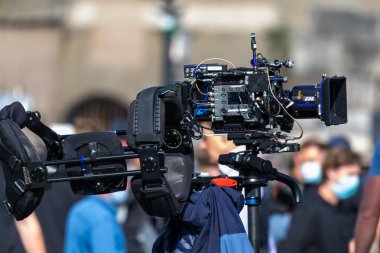 Roma, İtalya - 13 Ekim 2020: Roma, İtalya 'da 