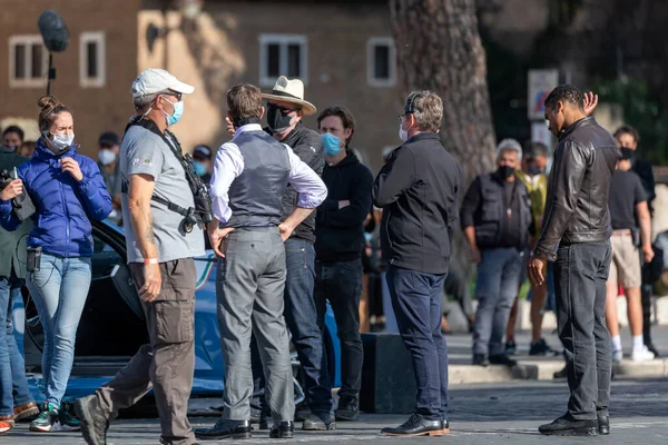 Roma Italia Octubre 2020 Actor Tom Cruise Las Calles Del — Foto de Stock