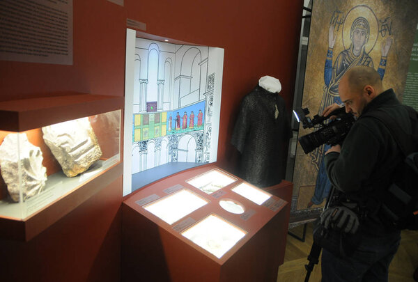 Opening of the exhibition "Sofia Kievskaya: The 1000th Anniversary of the Force of the Spirit", in Kiev, November 27, 2018 