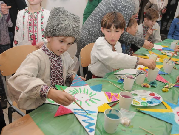 Festival Navidad Infantil Oreli Kiev Diciembre 2016 — Foto de Stock