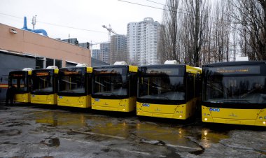 Kiev, yolların 2 Şubat 2017 alacak hangi bir hafta içinde yeni otobüs, tanıtımı.