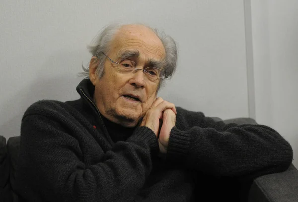 French Composer Pianist Arranger Conductor Singer Michel Legrand Press Conference — Stock Photo, Image