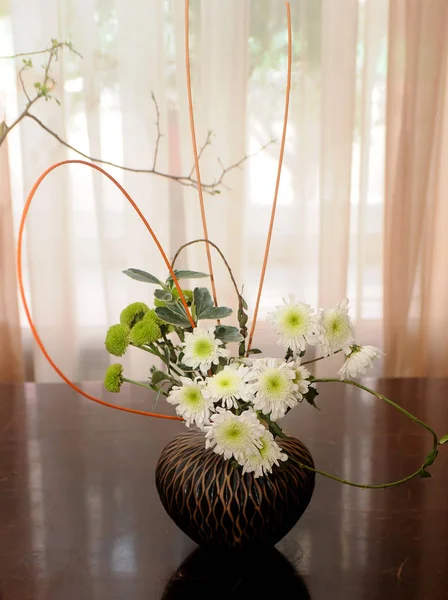 Ikebana Arreglo Floral Japonés —  Fotos de Stock
