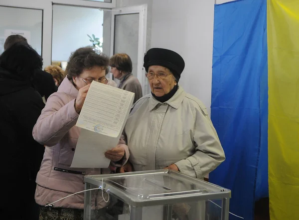 Głosowania Wyborach Prezydenta Ukrainy Jednym Wyborczych Kijowie Marca 2019 Ukraina — Zdjęcie stockowe