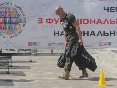 Fonksiyonel all-around (crossfit) ukrayna Ulusal Muhafız Şampiyonası - Kiev rekabet (kişisel takım gücü eğitimi) ilk türü tutarak, Haziran 8, 2019