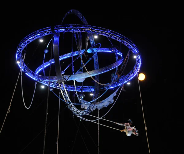 Galileo Circus Show Praça Sofia Kiev 2017 Como Parte Festival — Fotografia de Stock