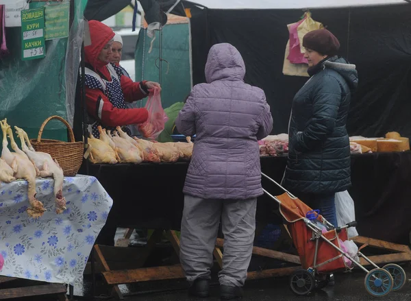 Feria Alimentos Kiev Abril 2017 — Foto de Stock