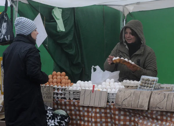 Kiev Gıda Fuarı Nisan 2017 — Stok fotoğraf