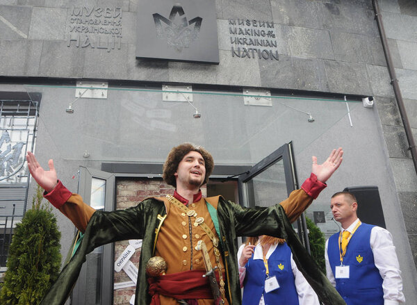 Opening of the innovative museum "The Formation of the Ukrainian Nation", in Kiev, August 3, 2019