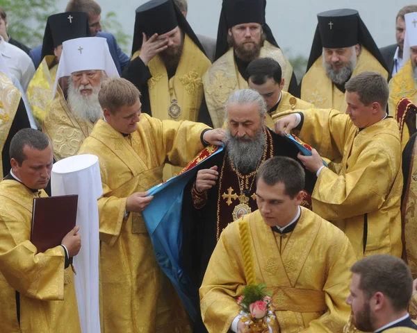 Метрополітен Онуфрі Під Час Заходу Нагоди Дня Хрещення Київської Русі — стокове фото