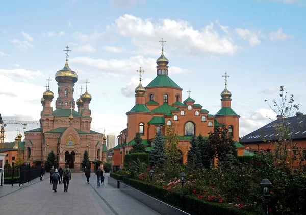 Holy Intercession Monastery Goloseevskaya Deserts Kiev October 2019 — ストック写真