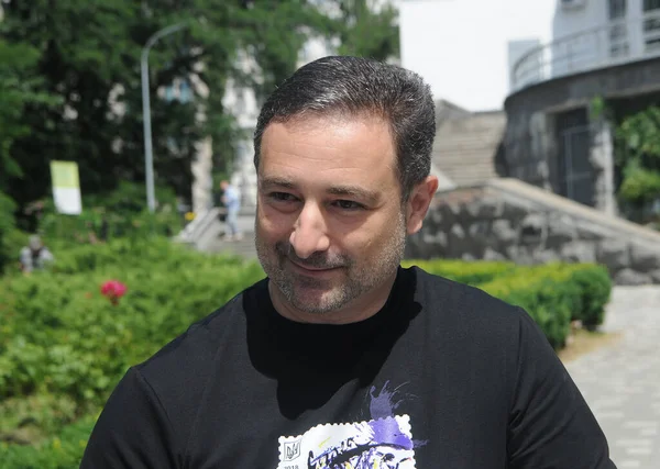 Ukrposhta Igor Smilyansky Főigazgatója Bélyegző Különleges Törlésének Ünnepségén Kijevben 2020 — Stock Fotó