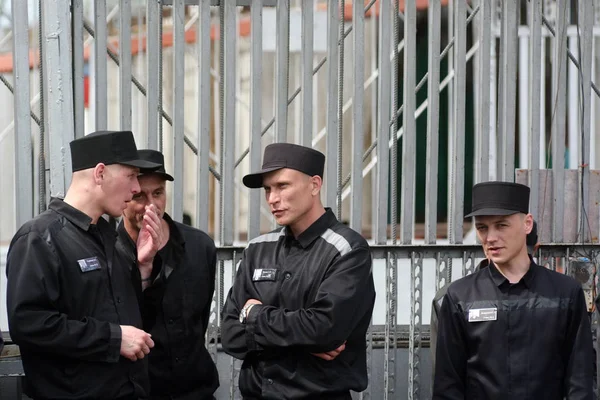 Rusya, Barnaul-Mayıs 23, 2017.Imprisoned.Maximum güvenlik prison No 3