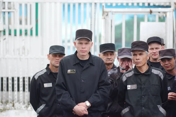Rusya, Barnaul-Mayıs 23, 2017.Imprisoned.Maximum güvenlik prison No 3