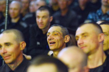 Rusya, Barnaul-Mayıs 23, 2017.Imprisoned.Maximum güvenlik prison No 3