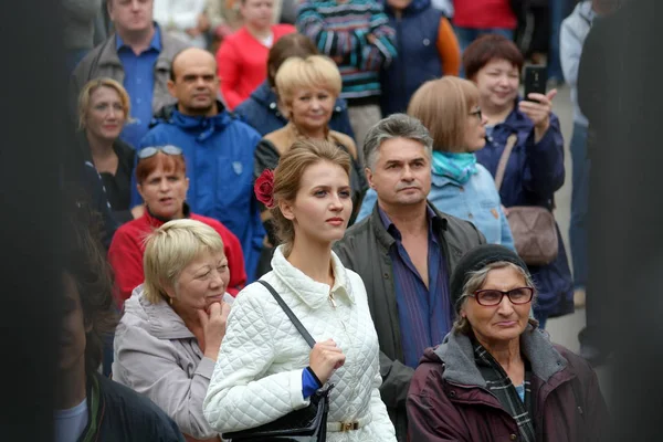 Barnaul Russie Septembre 2018 Rassemblement Contre Politique Poutine Réforme Des — Photo