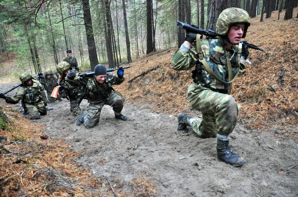 Utbildning Unga Kadetter För Militärtjänst — Stockfoto