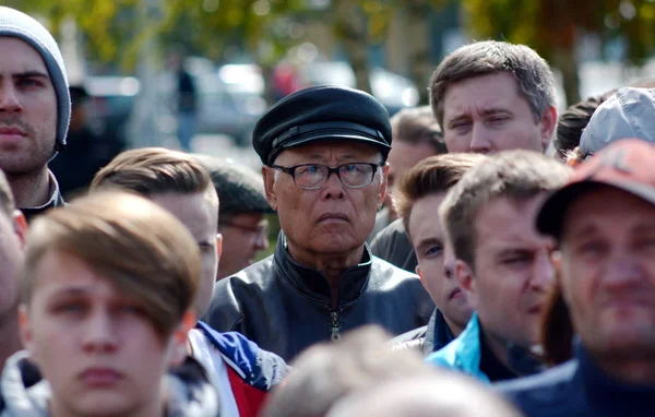 Barnaul Rusko Září 2018 Rally Proti Putinovu Politiku Důchodové Reformě — Stock fotografie